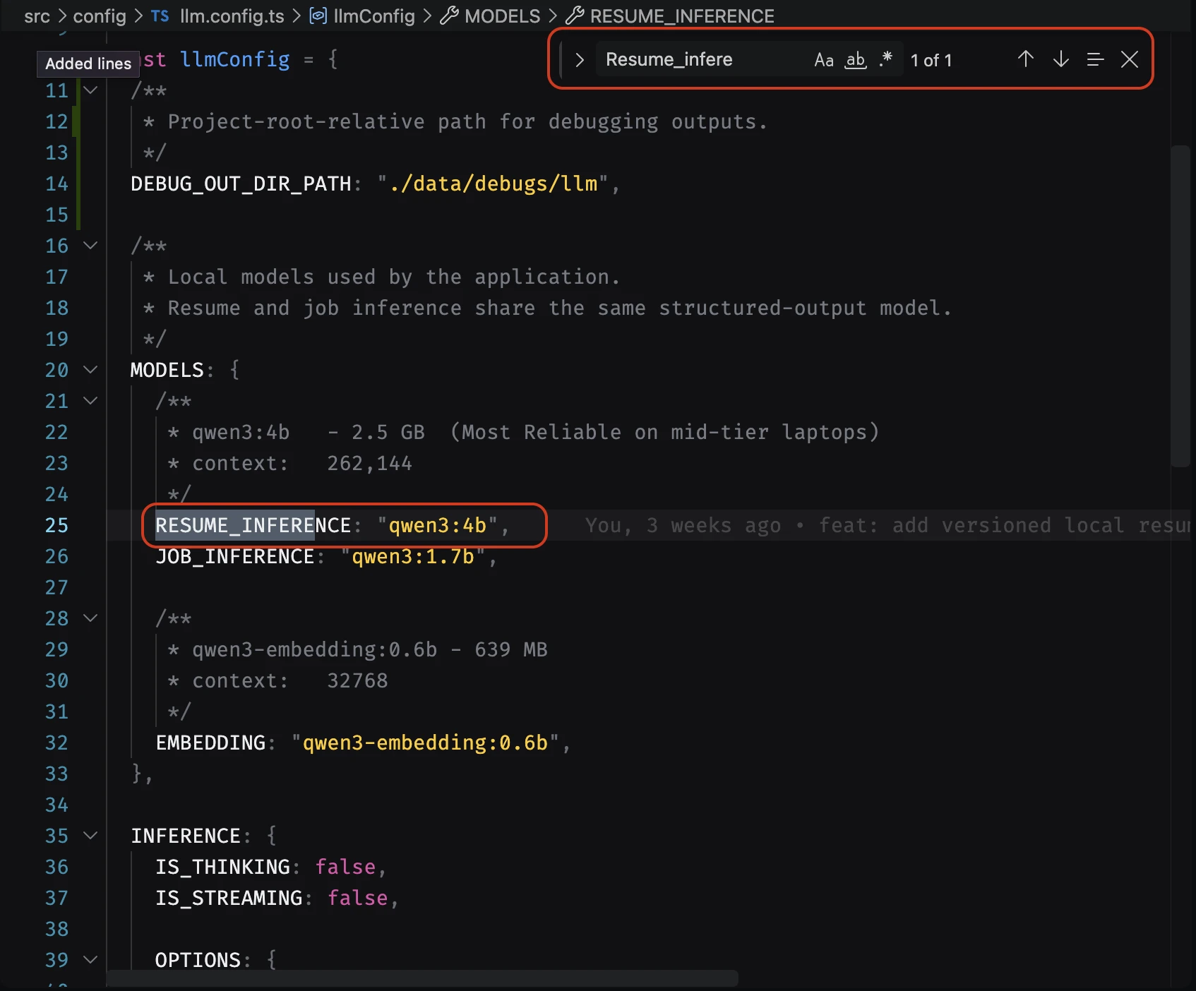 vscode find command